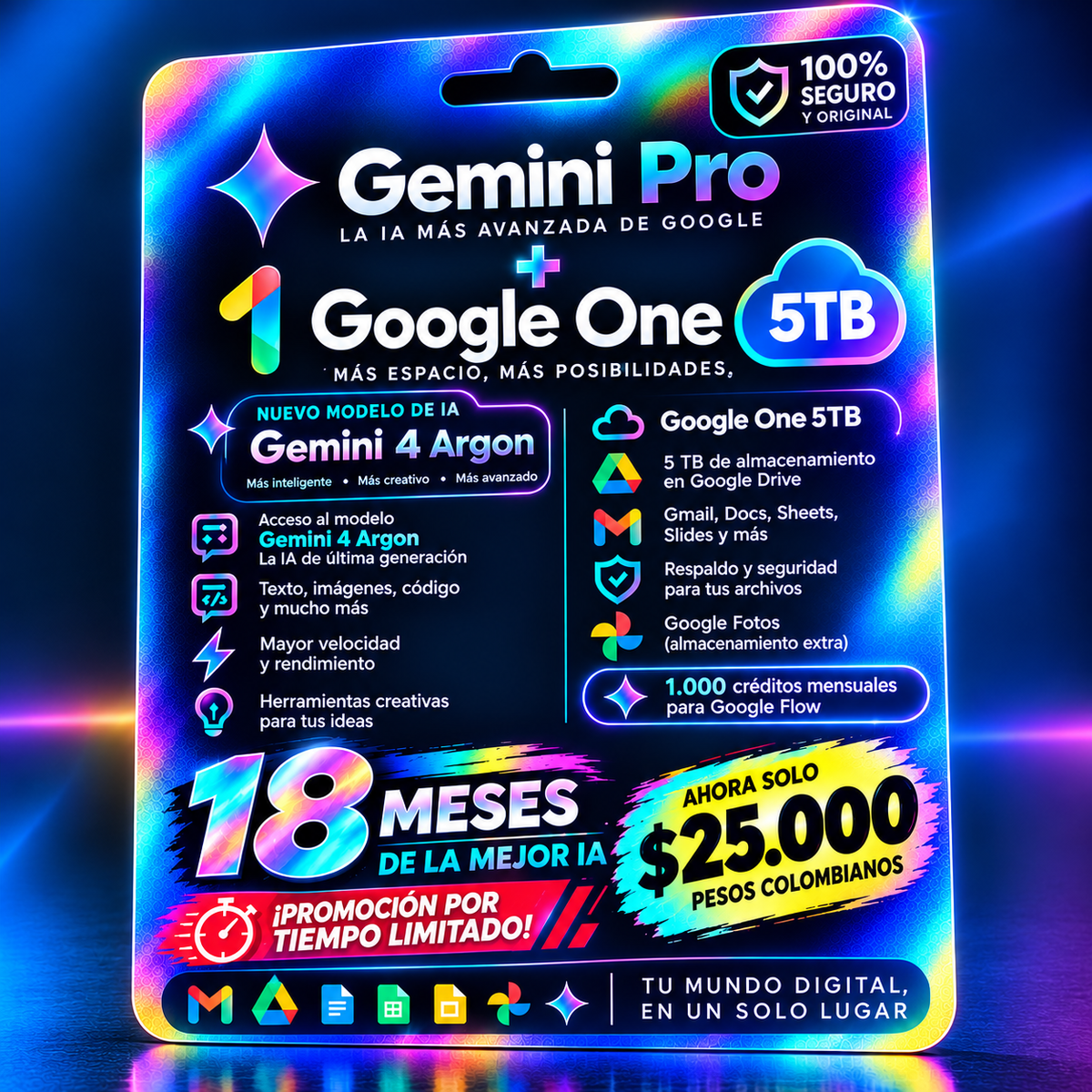 Gemini Pro 18 Meses (COLOMBIA)