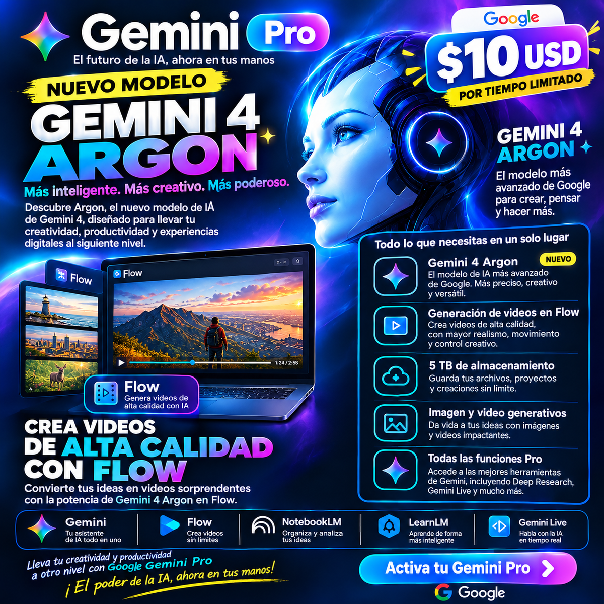 Gemini Pro 18 Meses (COLOMBIA)